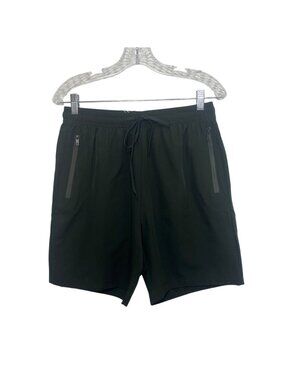 Coofandy Drawstring Athletic Shorts Small Green New Zipper Pockets Lightweight
